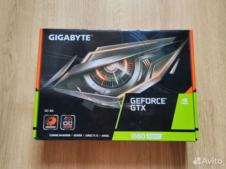 Видеокарта NVidia GTX1660 super 6gb