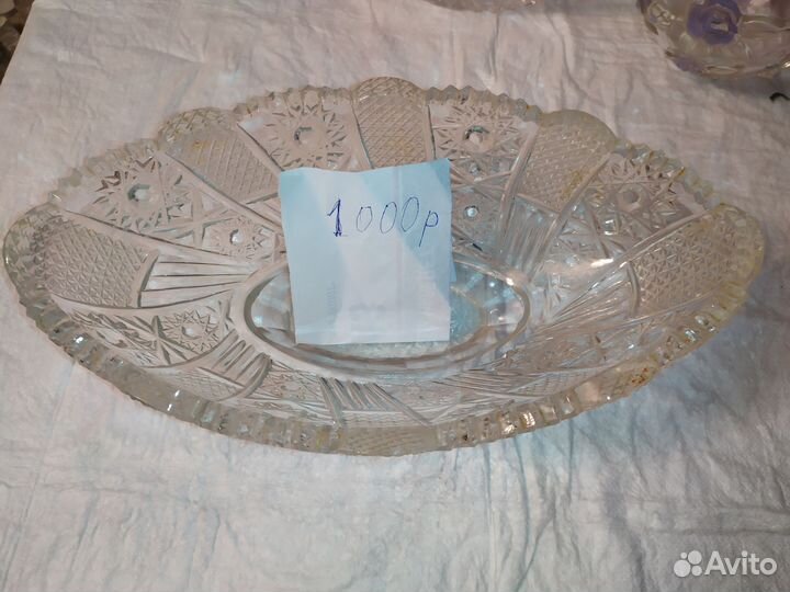 Хрустальная и стеклянная посуда