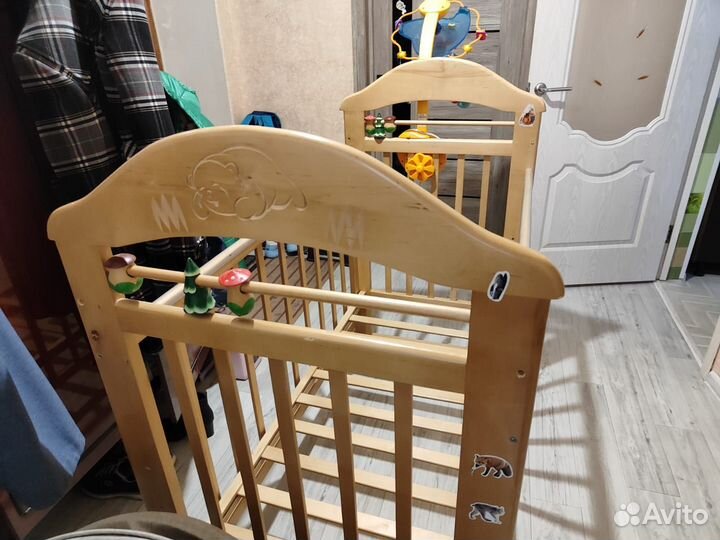 Детская кроватка качалка