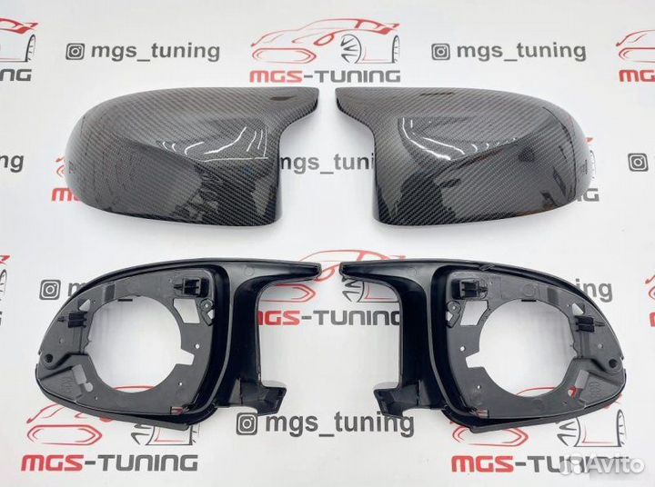 Корпуса зеркал X6M F96 на X6 G06 Карбон