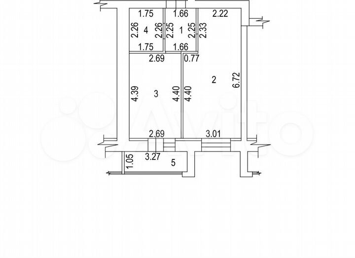 3-к. квартира, 74 м², 9/10 эт.