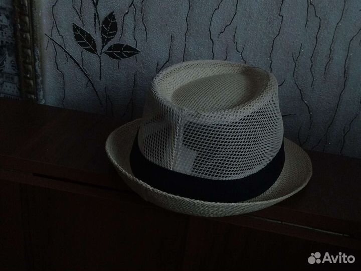 Шляпа мужская плетёная