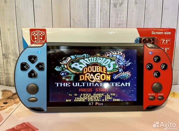 Портативная игровая консоль X7 Plus