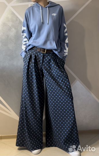 Брюки женские широкие палаццо 48