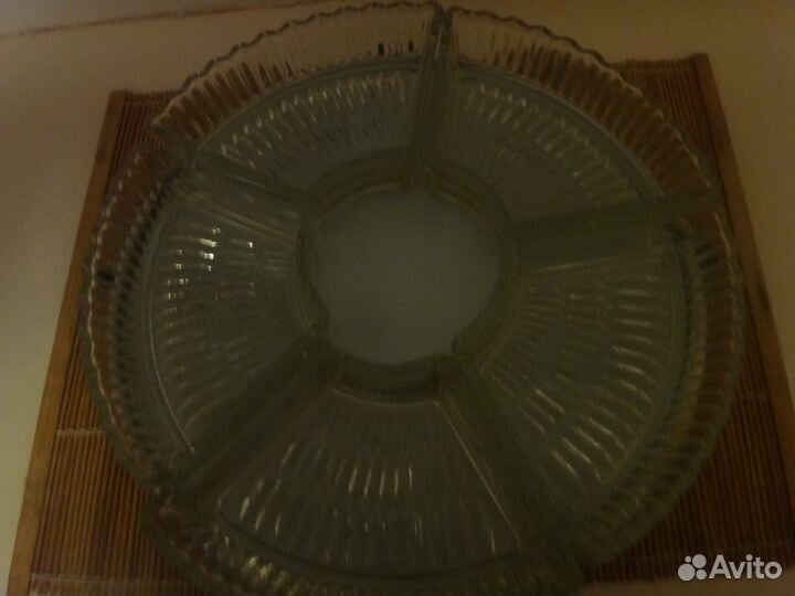 Менажница СССР вращающаяся, 31 см, и как тортница