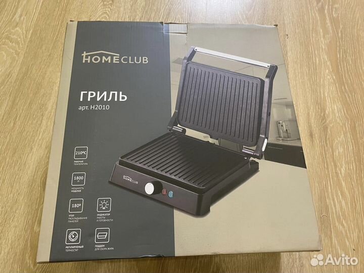 Электрогриль новый