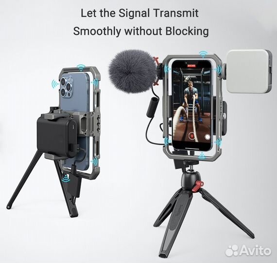 Клетка с боковыми ручками SmallRig для смартфона