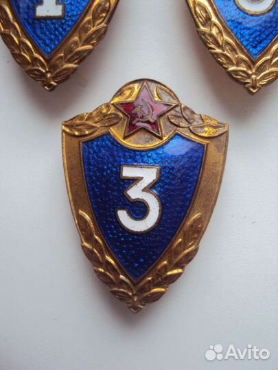 Значок Солдатские классности винтовые обр 1954г