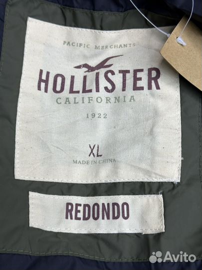 Винтаж пуховик мужская Hollister Redondo S XL