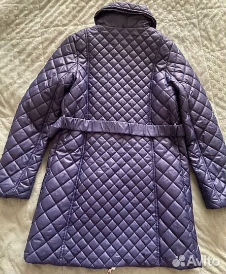 Пальто стеганое для девочки (р.134-146 см)
