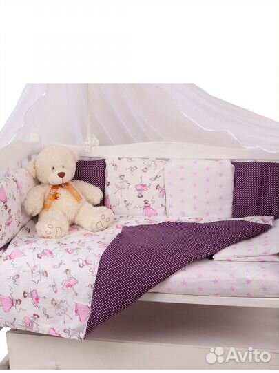 Комплект постельного белья новый 12 предметов