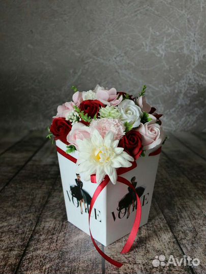 Букеты из мыльных цветов