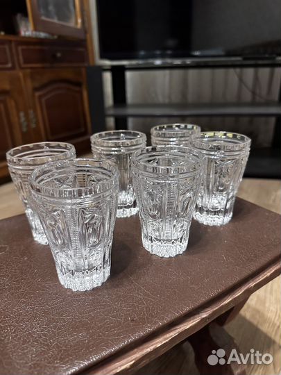 Бокалы, стопки хрусталь