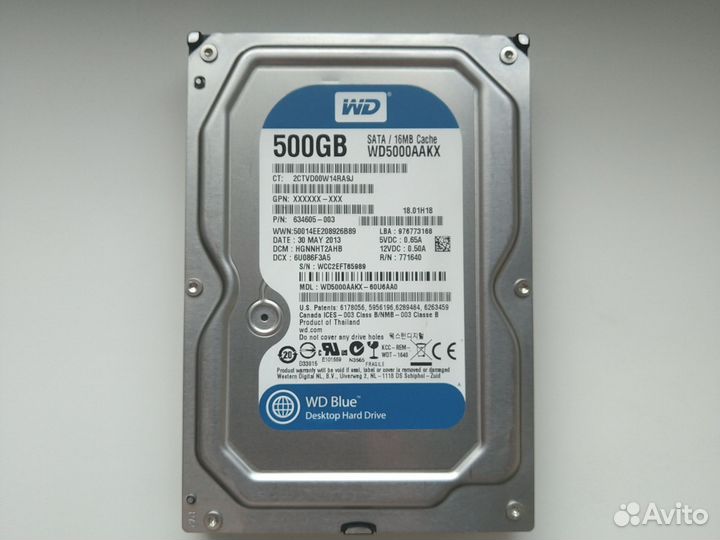 Жесткий диск WD 500gb