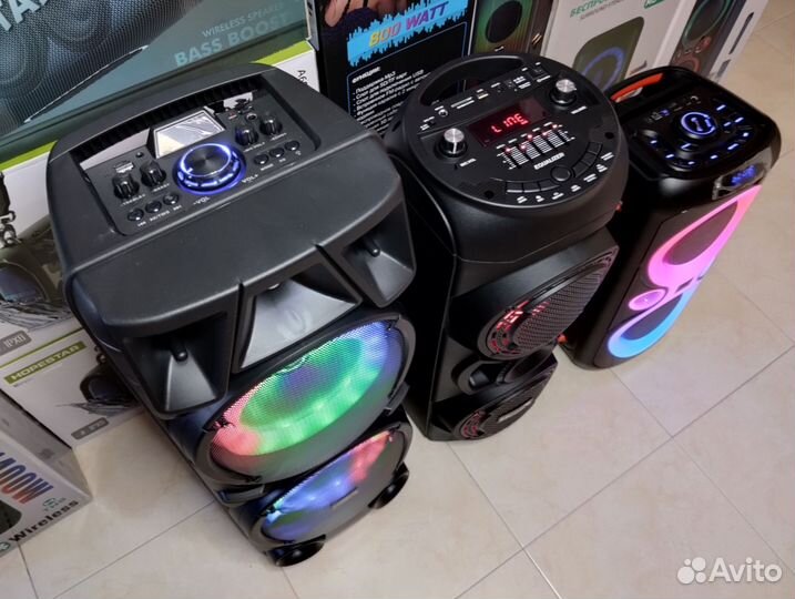 Колонки блютус очень громкие с микрофонами
