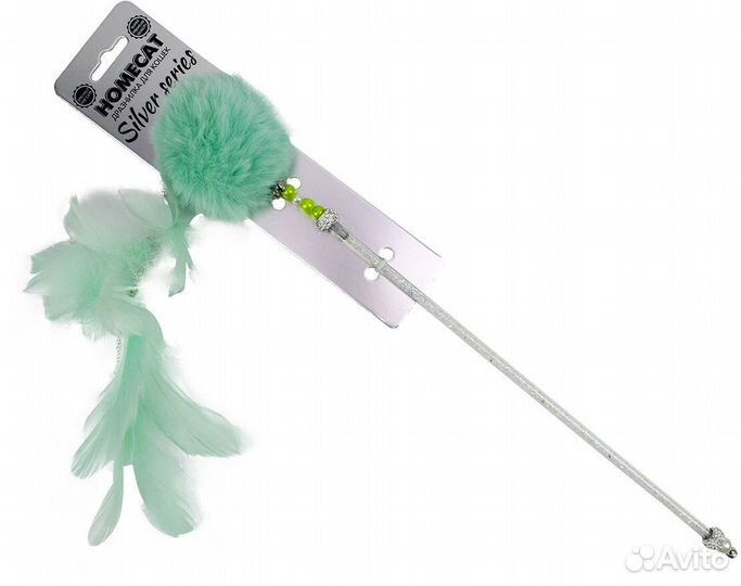 Homecat silver series 42 см дразнилка для кошек по