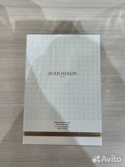 Boucheron quatre оригинал 100 мл