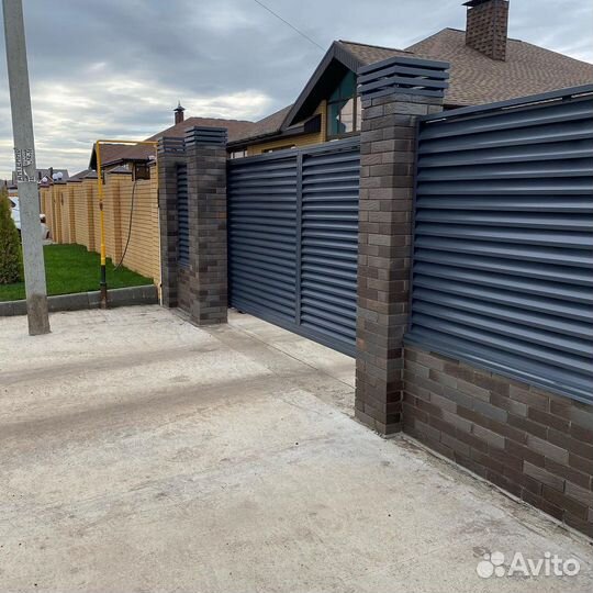 Монтаж заборов под ключ