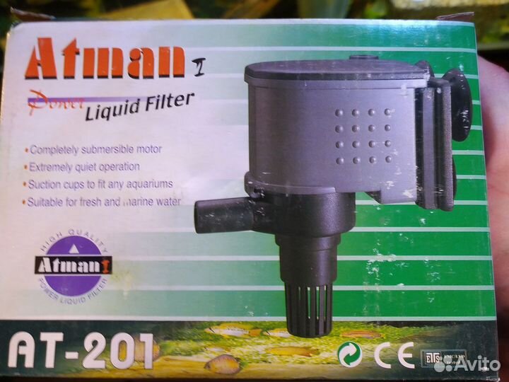 Помпа атман 201, аквариум 240 л