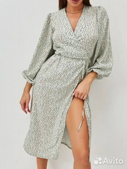 Платье на запах 52р