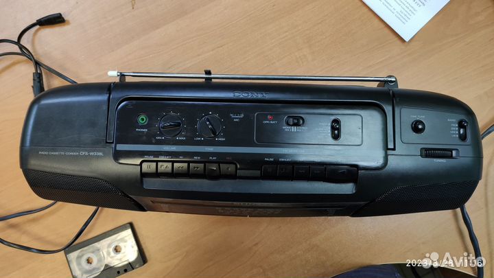 Магнитола Sony CFS-W338L с Bluetooth