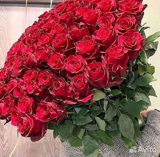 Высокие розы Доставка цветов