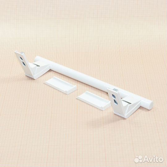 Ручка двери холодильника Liebherr, длинная, белая