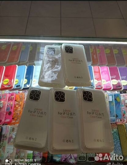 Чехлы Sumsung,Horor,Redmi,Xiaomiпрозрачные,цветные