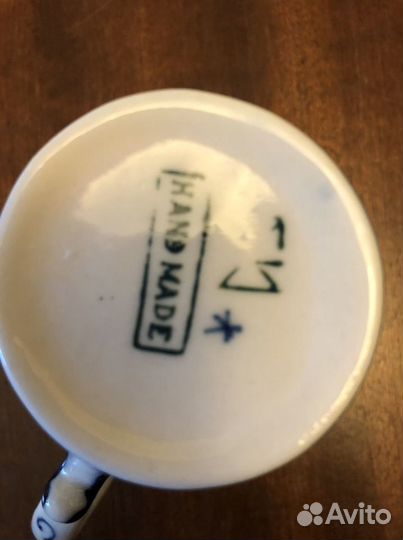 Чайники, пепельница, кружка, чашки, ваза гжель