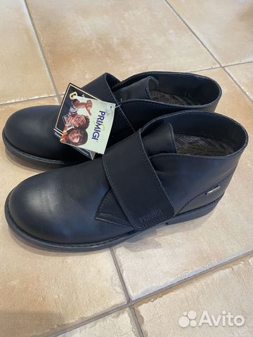 Ботинки кожаные для мальчика 35 р