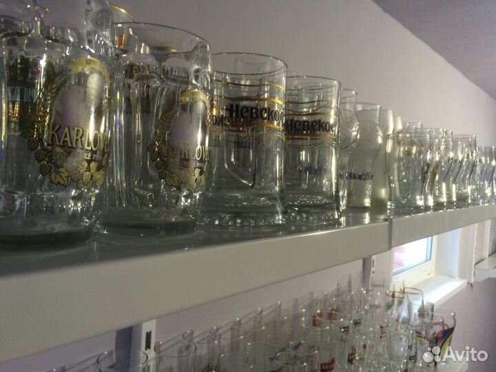 Пивные стаканы новые
