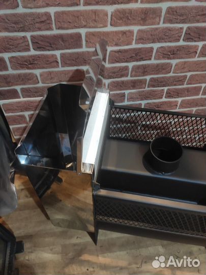 Печь Банная 25м3 (котловая сталь 6 мм) + Бак