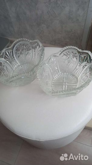 Хрустальная ваза,салатницы.ссср