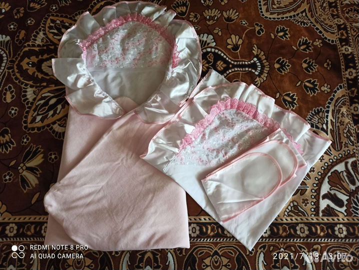 Конверт на выписку летний для девочки