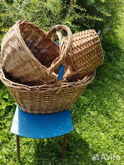 Корзинка плетенная СССР