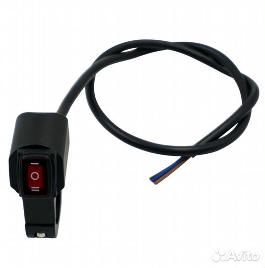 Кнопка с защитой фар, на руль для электросамоката