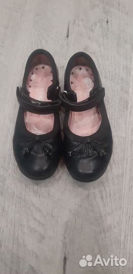 Туфли для девочки 26 р черные Clark's оригинал