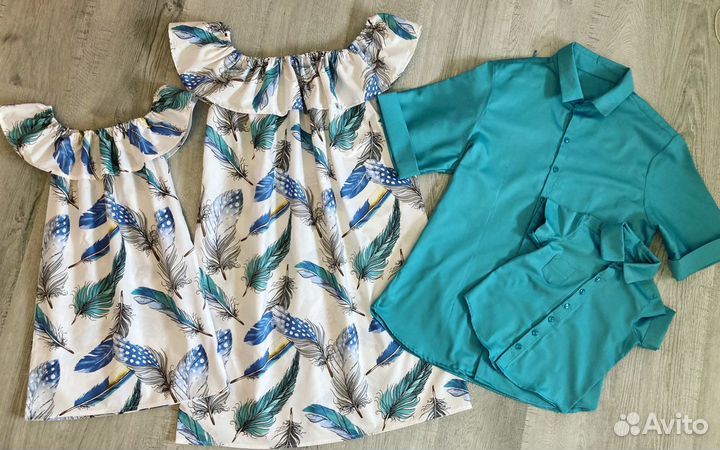 Комплект для мамы, дочи и сына