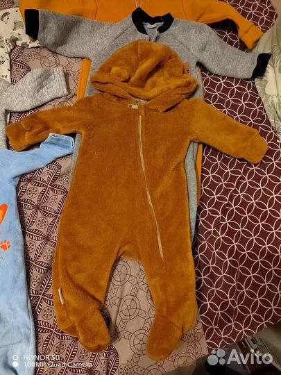 Детская одежда для мальчиков от 6 месяц до года