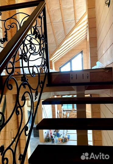 Металлокаркас для лестницы 