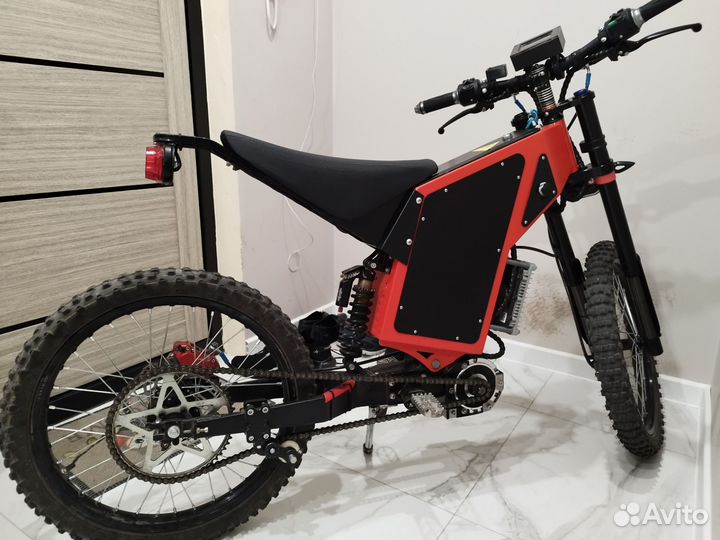 Электробайк/электромотоцикл 7KW на цепном приводе