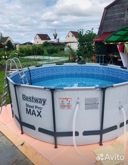 Каркасный бассейн 366 на 122