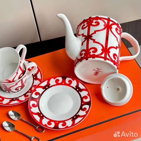 Набор посуды hermes фарфор