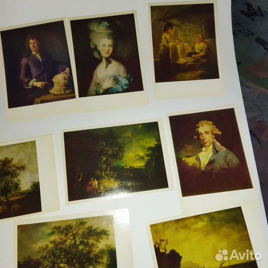 Почтовая открытка. Английская живопись