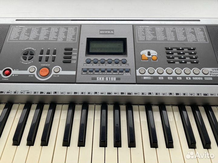 Синтезатор Supra SKB-610U
