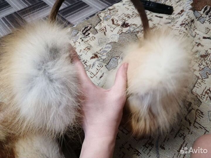 Меховые наушники