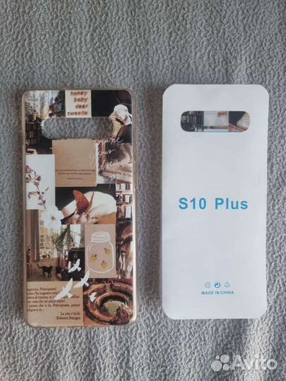Чехол на samsung galaxy s10 plus б/у