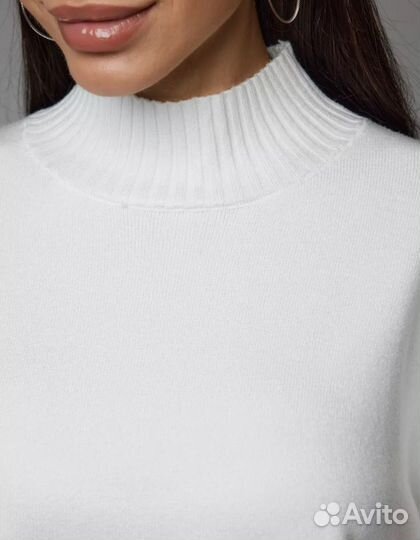 Весенний турецкий свитер короткий оверсайз