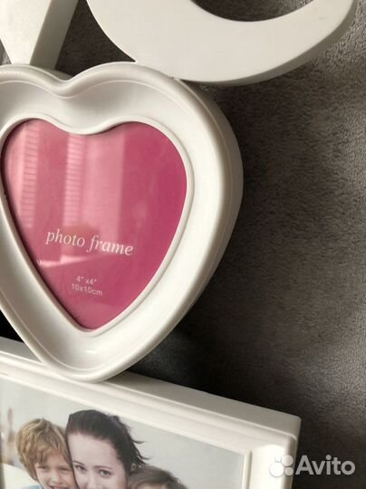 Рамка для фото белая