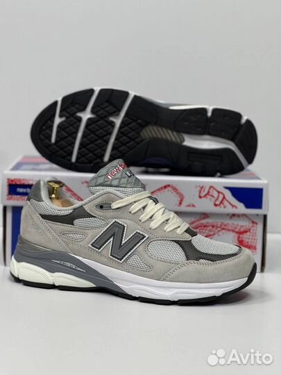 Кроссовки New Balance 990 серые 4